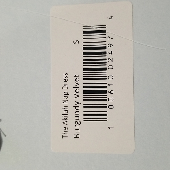 💕HILL HOUSE💕 The Akilah Nap Dress ~ Burgundy Velvet Small S NWT - Picture 14 of 15